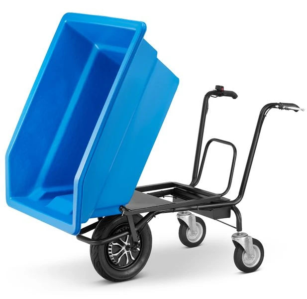 Carriola elettrica KEA-230 300 L 300 kg con benna ribaltabile - immagine 10