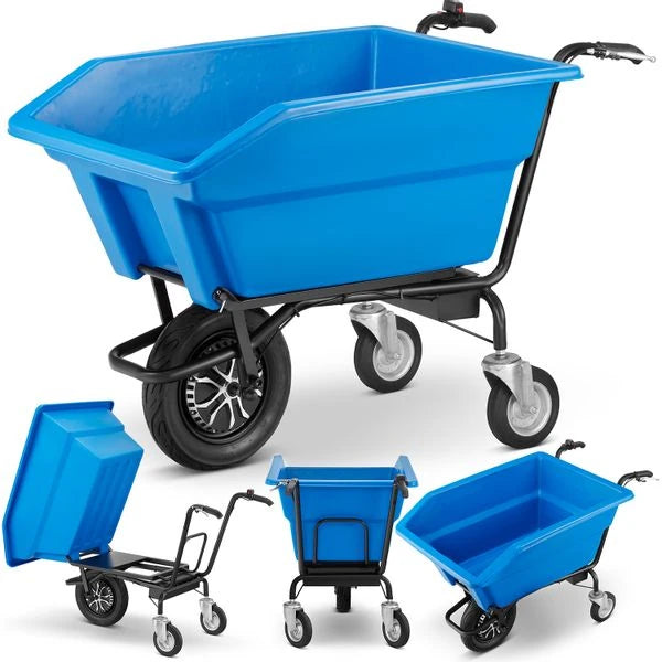 Carriola elettrica KEA-230 300 L 300 kg con benna ribaltabile - immagine 5