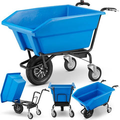Carriola elettrica KEA-230 300 L 300 kg con benna ribaltabile