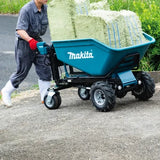 Carriola Makita LXT 18Vx2 compatta per movimentazione materiali