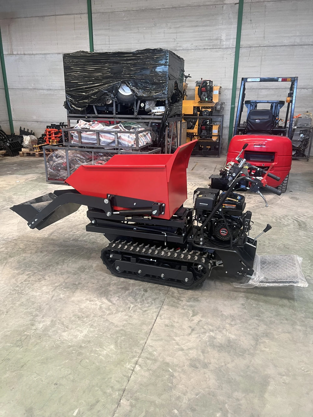 Mini dumper autocaricante 500 kg per trasporto materiali - immagine 3