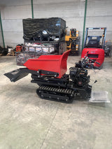 Mini dumper autocaricante 500 kg per trasporto materiali