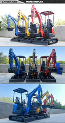 Mini escavatore 1,8 t compatto per scavi e paesaggistica - immagine 4
