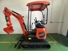 Mini escavatore rotativo Baimse 1800 kg con motore Kubota - immagine 4