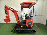 Mini escavatore rotativo Baimse 1800 kg con motore Kubota