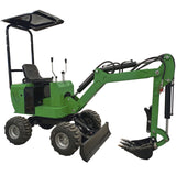Mini escavatore su ruote Caivu HFT7 agile e pratico