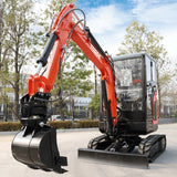 Mini escavatore Toros TE-25 2,5 t con cabina 24,5 kW